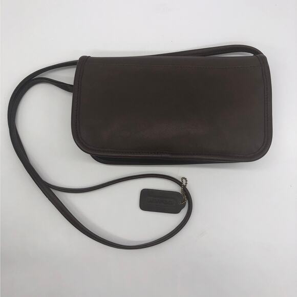 LIKE NEW Vintage Coach Dinky Bag 9375 Mahogany Costa Rica 2000 - Picture 3 of 10